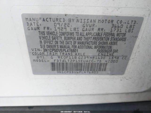 2023 NISSAN KICKS SR XTRONIC CVT 9