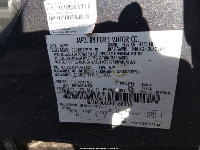 2022 FORD ECOSPORT SE 9