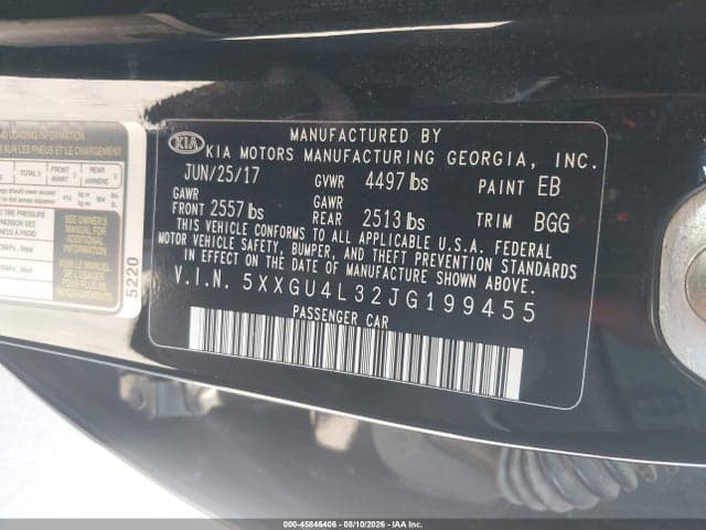 2018 KIA OPTIMA EX 9