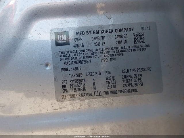 2019 BUICK ENCORE FWD PREFERRED 9