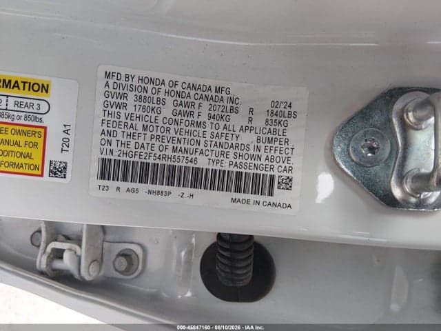2024 HONDA CIVIC SPORT 9