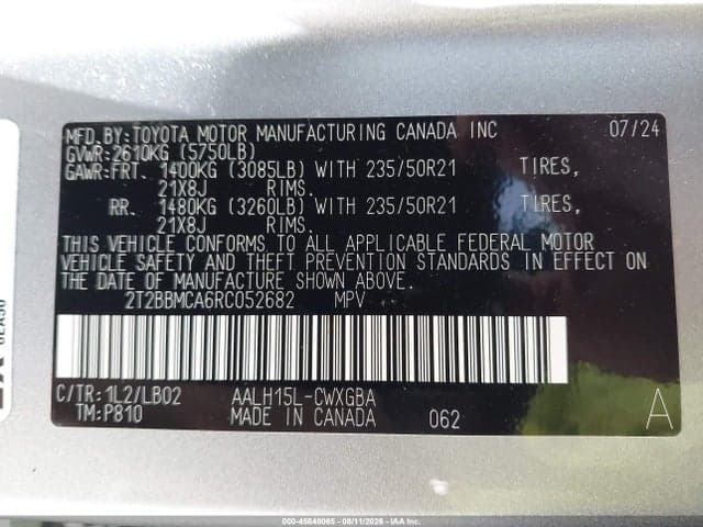 2024 LEXUS RX 350H PREMIUM PLUS 9