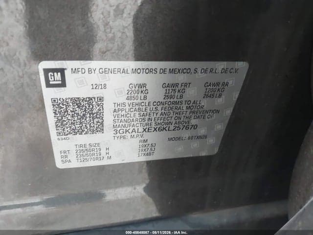 2019 GMC TERRAIN DENALI 9