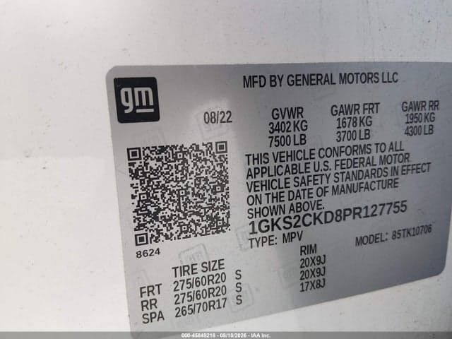2023 GMC YUKON 4WD AT4 9