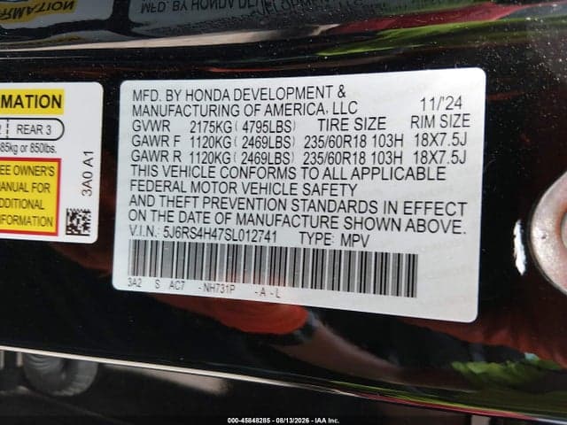 2025 HONDA CR-V EX AWD 9