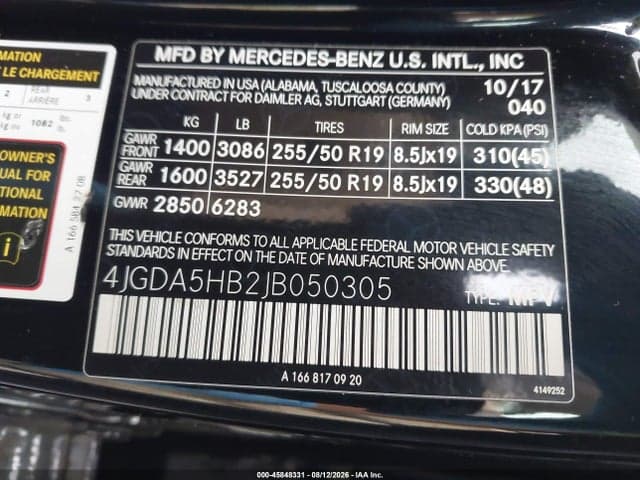 2018 MERCEDES-BENZ GLE 350 4MATIC 9