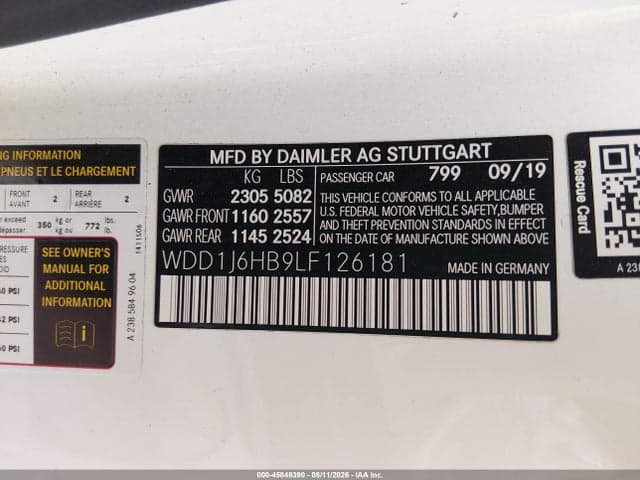 2020 MERCEDES-BENZ E 450 9
