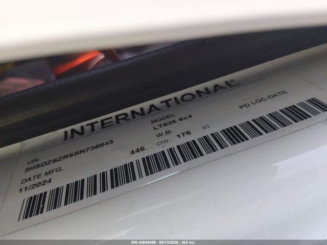 2025 INTERNATIONAL LT 8