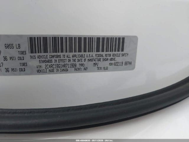2017 CHRYSLER PACIFICA TOURING-L 9