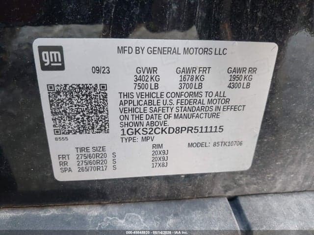 2023 GMC YUKON 4WD AT4 9