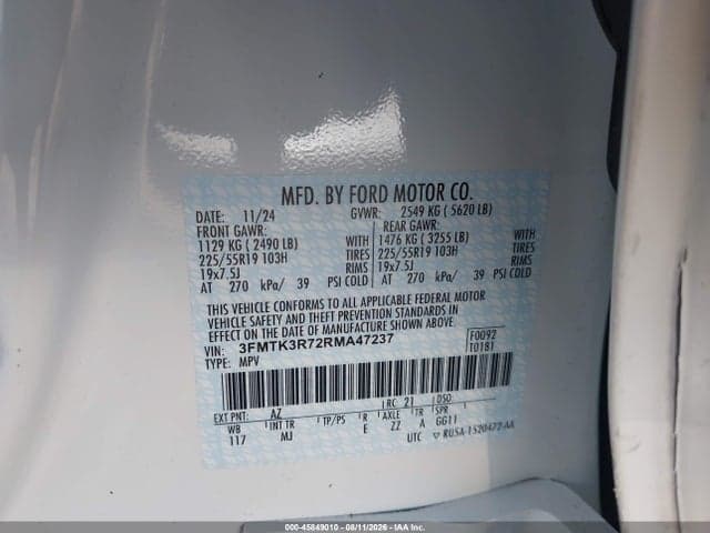 2024 FORD MUSTANG MACH-E PREMIUM 9