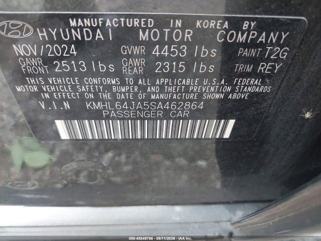 2025 HYUNDAI SONATA SEL 9