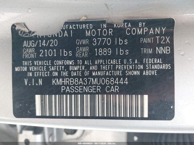 2021 HYUNDAI VENUE SE 9