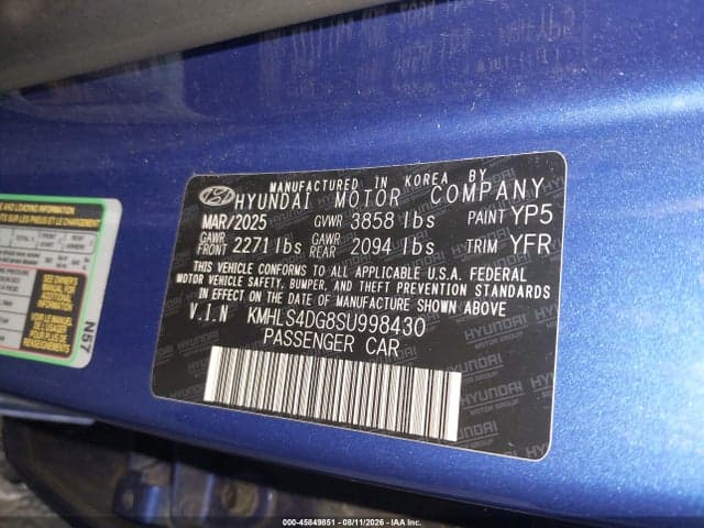 2025 HYUNDAI ELANTRA SEL CONVENIENCE 9