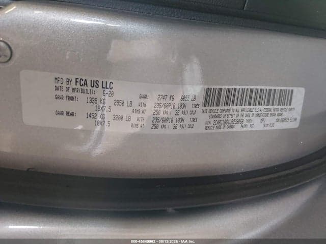 2020 CHRYSLER PACIFICA TOURING L 9
