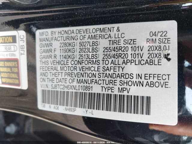 2022 ACURA RDX A-SPEC PACKAGE 9