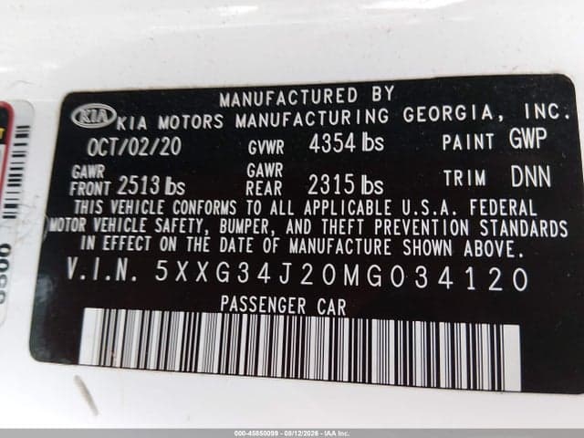 2021 KIA K5 EX 9