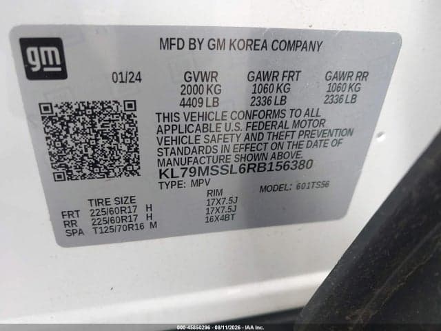 2024 CHEVROLET TRAILBLAZER AWD ACTIV 9