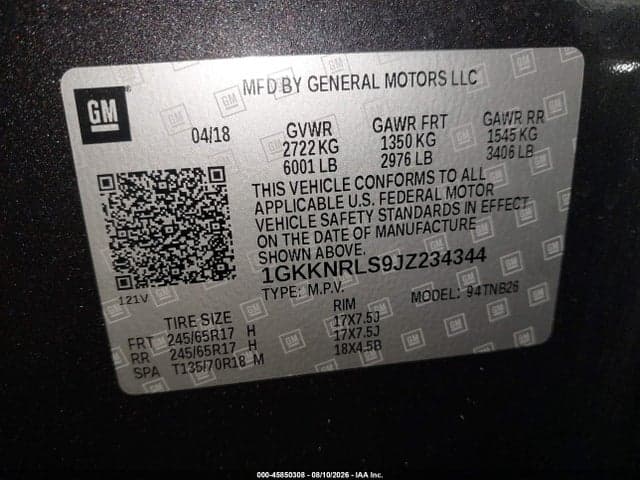 2018 GMC ACADIA SLE-1 9