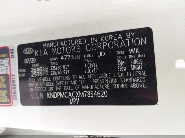 2021 KIA SPORTAGE LX 9