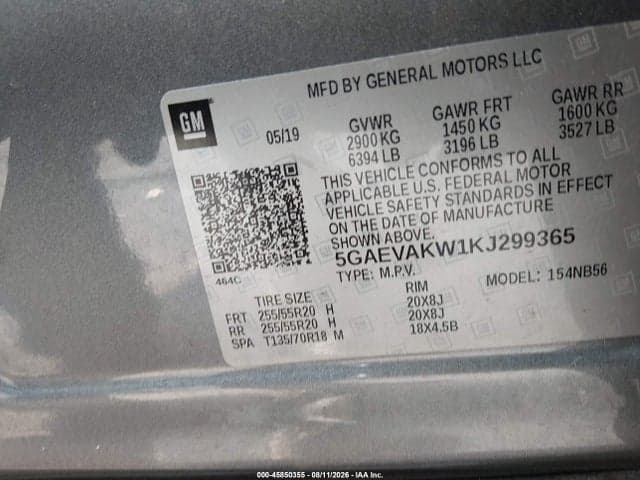 2019 BUICK ENCLAVE AWD ESSENCE 9