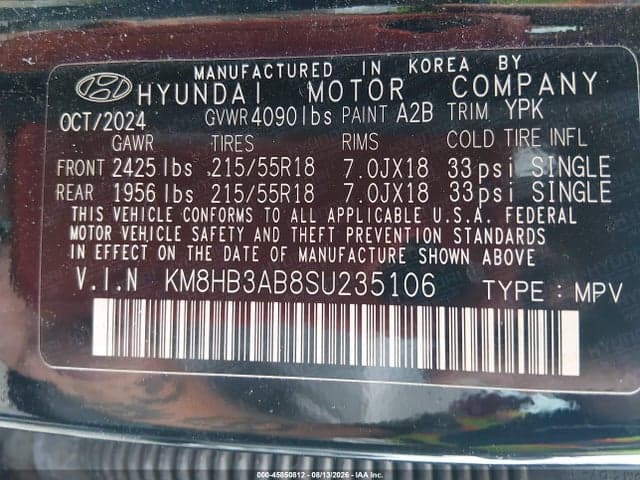 2025 HYUNDAI KONA SEL 9