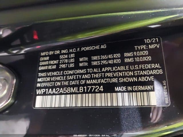 2021 PORSCHE MACAN 9