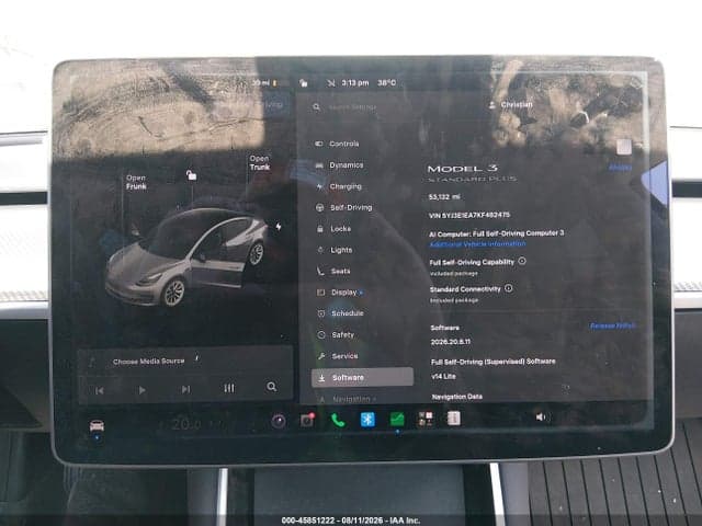 2019 TESLA MODEL 3 LONG RANGE/MID RANGE/STANDARD RANGE/STANDARD RANGE PLUS 7