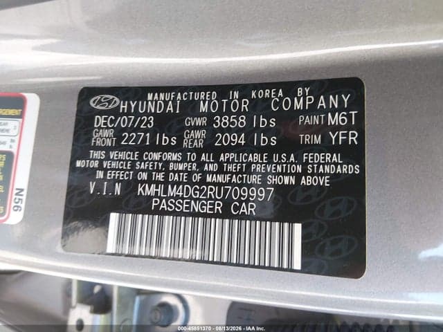 2024 HYUNDAI ELANTRA SEL 9