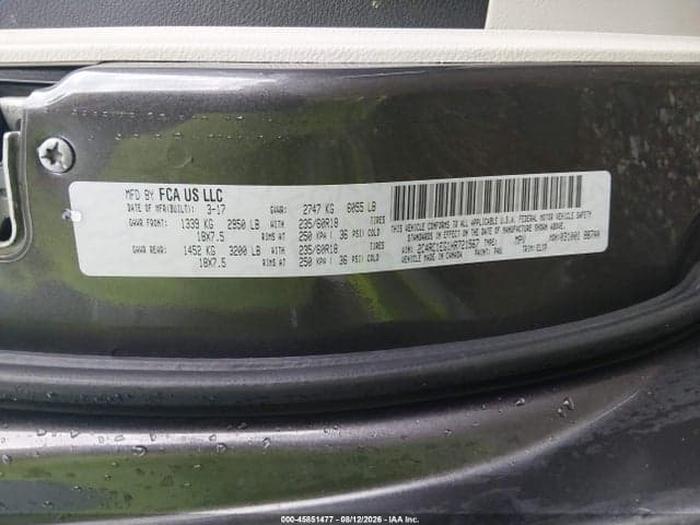 2017 CHRYSLER PACIFICA TOURING-L PLUS 9