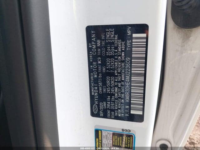 2021 HYUNDAI PALISADE SEL 9