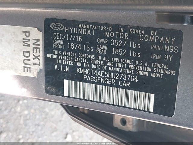 2017 HYUNDAI ACCENT SE 9