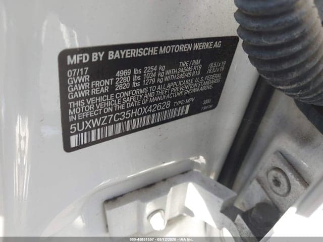2017 BMW X3 SDRIVE28I 7