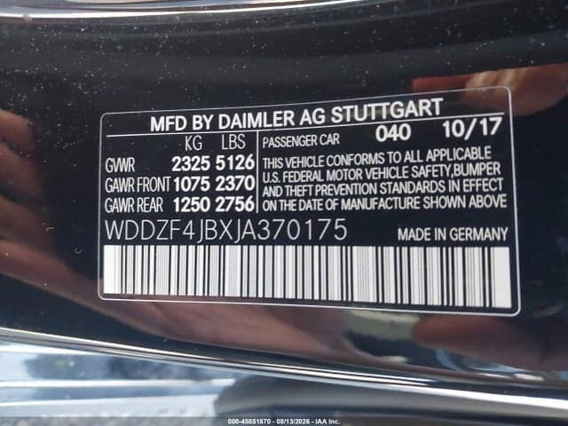 2018 MERCEDES-BENZ E 300 9