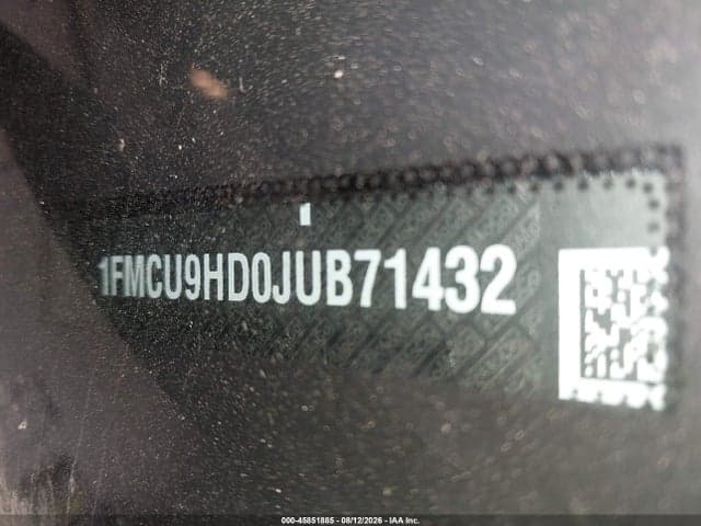 2018 FORD ESCAPE SEL 9