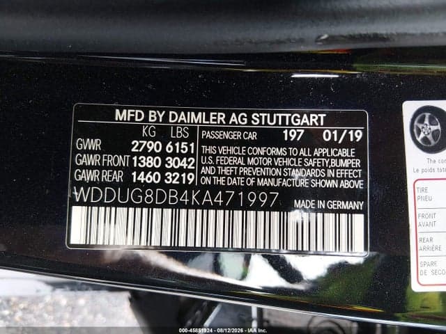2019 MERCEDES-BENZ S 560 9