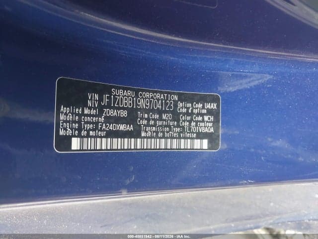 2022 SUBARU BRZ PREMIUM 9