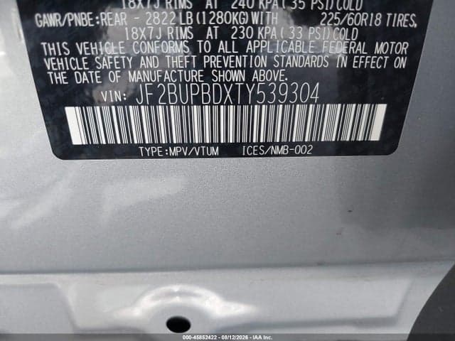 2026 SUBARU OUTBACK PREMIUM 9