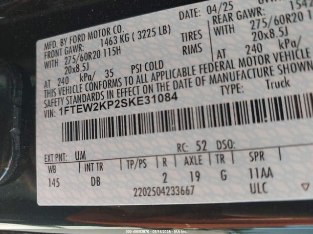 2025 FORD F-150 STX 9