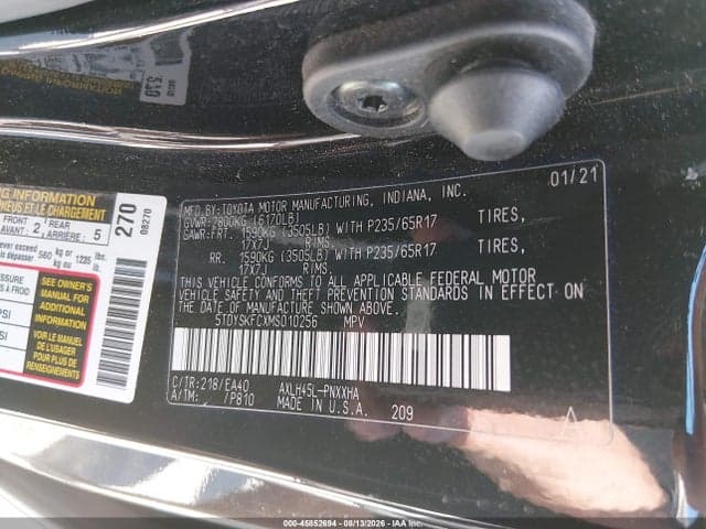 2021 TOYOTA SIENNA XLE 9