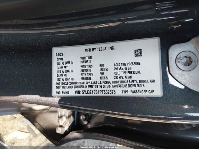 2023 TESLA MODEL 3 LONG RANGE DUAL MOTOR ALL-WHEEL DRIVE 9