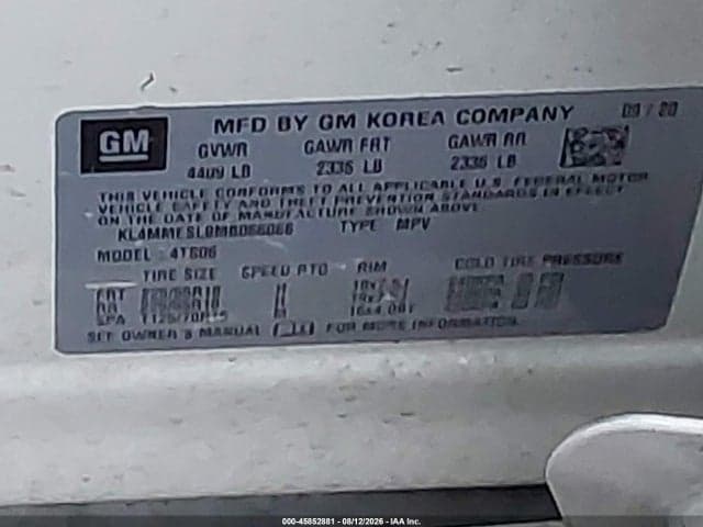 2021 BUICK ENCORE GX AWD SELECT 9