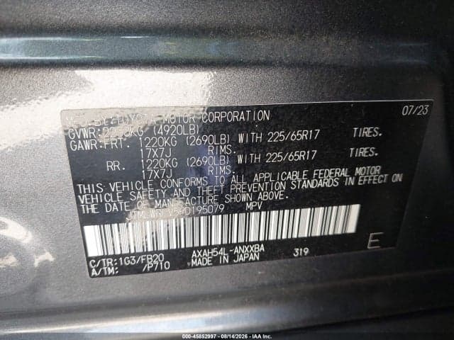 2023 TOYOTA RAV4 HYBRID LE 9