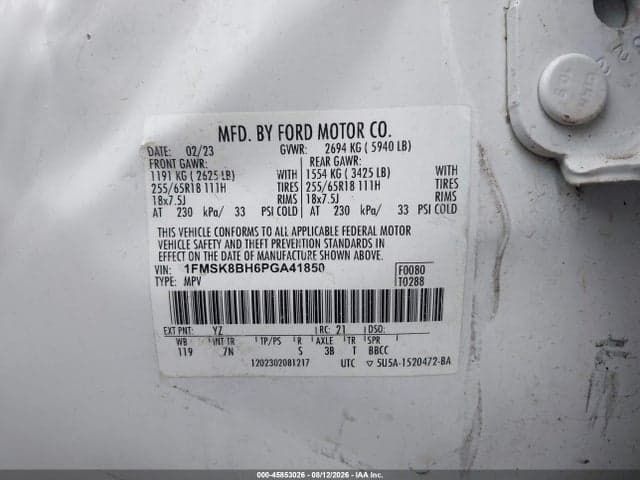2023 FORD EXPLORER 9