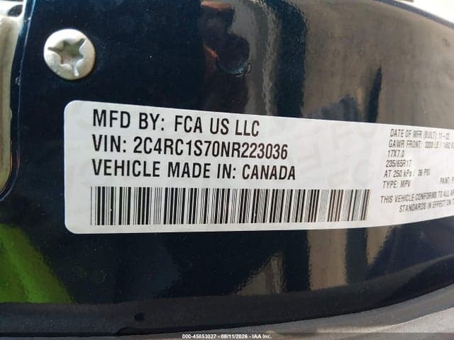 2022 CHRYSLER PACIFICA HYBRID LIMITED 9