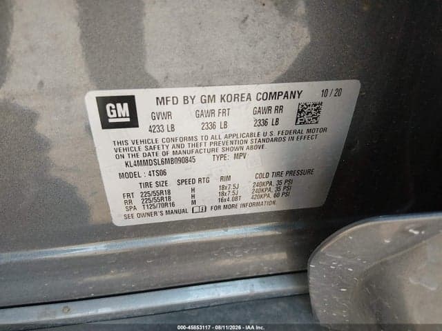 2021 BUICK ENCORE GX FWD SELECT 9