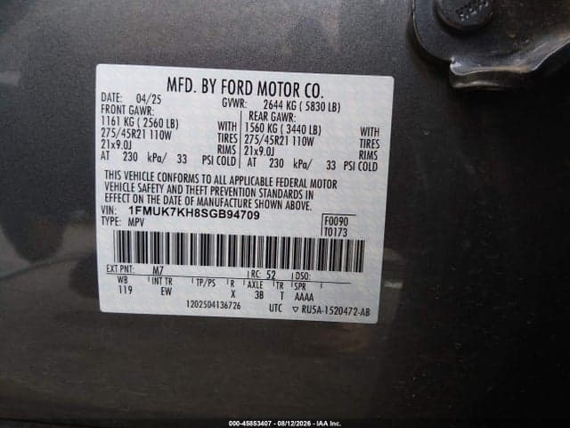 2025 FORD EXPLORER ST-LINE 9