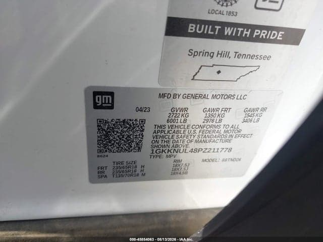 2023 GMC ACADIA AWD SLT 9