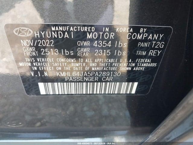 2023 HYUNDAI SONATA SEL 9