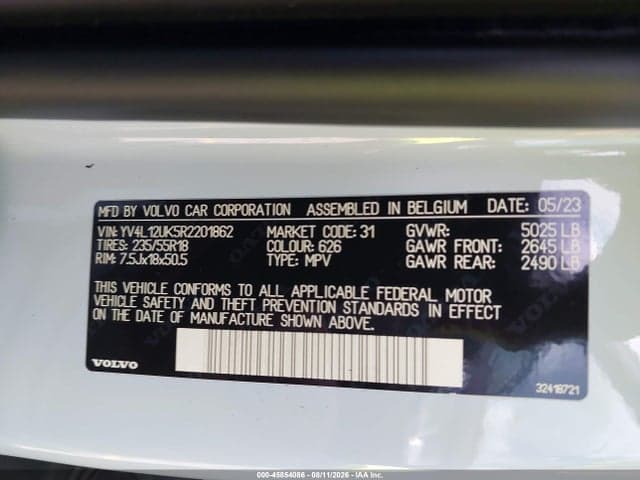 2024 VOLVO XC40 B5 CORE BRIGHT THEME 9